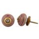 Orange Black Striped Knobs